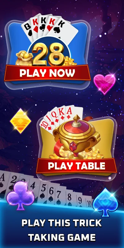 28 Card Game-Offline card game screenshot